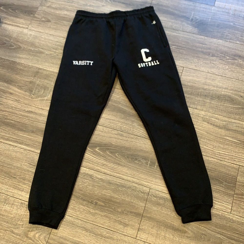 Custom Softball Jogger Pants W/ Drawstring Waist … - image 1